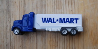 Wallmart Truck blue cab