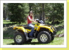 Debbi on Quad